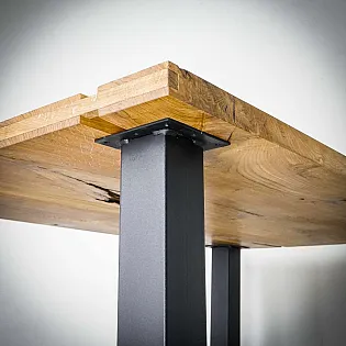 Patas de mesa de metal Classic, de acero, altura 71 cm, juego de 4 piezas.