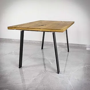 Pieds de table en métal PI en acier, hauteur 72 cm, largeur du bas 75 cm, lot de 2 pièces.