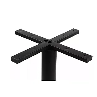 Központi étkezőasztal-láb acélból, magasság 72,5 cm, alsó lap átmérője 49,5 cm, súly 13,8 kg