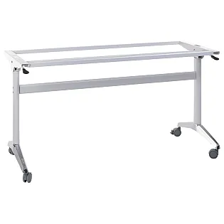 Terasest kokkupandav lauaruum ratastel, 155x58x72,5 cm ruumisäästlik, kergesti kallutatav, liikuv raam konverentsi-, kooli- ja banketilaudadele