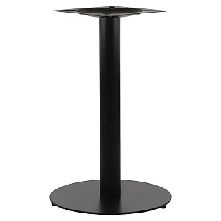 Bordbase lavet af metal, sort farve, diameter 45 cm, fås i tre forskellige højder