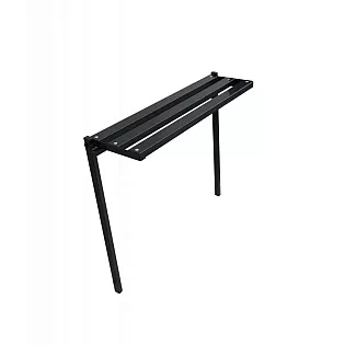 Metallist pink kalmistul kasutamiseks PVC plaatide ja langetusmehhanismiga, laius 73 või 83 cm
