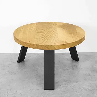 Pied de table en métal de faible hauteur en acier, aspect angulaire, hauteur 31 cm, couleur noire, dimensions du profil 8x2 cm lot de 4 pieds