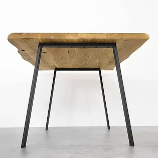 Metalen tafelpoten in zwarte kleur PI Light, afmeting 72x75 cm, set van 2 st.
