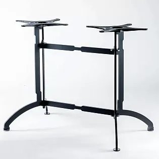 Robust ståldobbelt piedestal bordbase, 60 cm 72 cm 106 cm højde, passer til bordplader op til 16090 cm, kommerciel stabilitet til spise-, bar- restaurantborde, i enhver RAL-farve