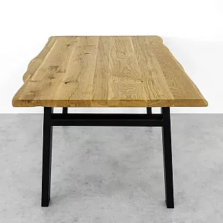 Patas de mesa de acero en forma de H, color negro, altura 71 cm, ancho 82 cm, juego de 2 piezas