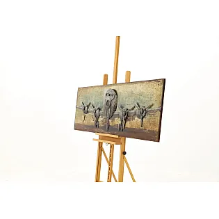 3D metalliseinäsisustus, vanha rahtilentokone, 56x180cm