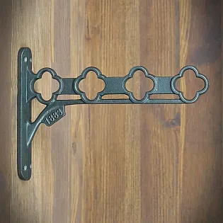 Gjutjärn klädhängare 23,5 cm set om 2 st.
