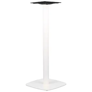 Bonn lárnach tábla déanta as cruach, airde 110 cm, toisí an phláta bhun 44,5x44,5 cm, dath bán, meáchan 15 kg
