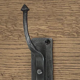 Komplet obešalnikov za oblačila, 5 kosov, jeklo, Arrow, višina 20 cm