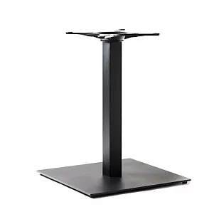 HoReCa zentraler Tischfuß aus Stahl, für Tischplatten bis 100x100 cm, für Couchtische, Esstische oder Bartische, in jeder RAL-Farbe