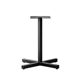 Modernne rist-alusega terasest kohvilaua jalg, kõrgus 60 cm, sobib kuni 70 cm lauaplaatidele, saadaval igas RAL värvitoonis