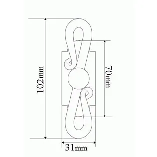 Poignée de fenêtre noire en forme de 8, 10,2 cm, ensemble de 4 pièces