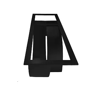 Visokokakovosten prestižen umetniško oblikovan jeklen okvir mize z elegantno ukrivljenim okvirjem širina 200 cm, višina 72 cm