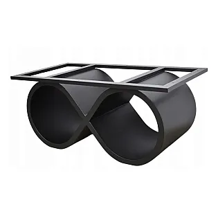Böjd kopparharmoni Ett designat stålbordunderrede för inspirerat boende, för bord 200-300 cm.