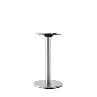 Pota central de taula dacer inoxidable dalta gamma, raspallat o polit HORECA, alçada de 60 cm, 72 cm, 106 cm, apta per a sobretaules de fins a 80 cm