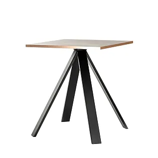 Industriel svejset bordbase, højde 72 cm, stift stålstel til store bordplader op til 140 cm