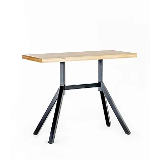 Bonn tábla miotail ard-deireadh déanta as cruach, airde 60 cm, toisí bun 43x85, le haghaidh boird suas le 160x80 cm