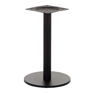 Metaltableben til midterplacering, sort, Ø40 cm, højde 71,5 cm