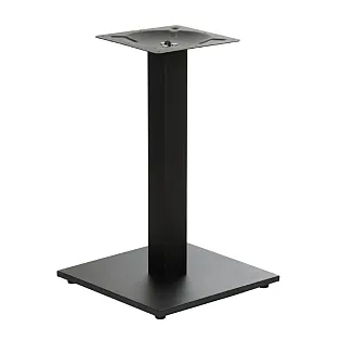 Pata central de mesa de metal con contrapeso de plástico, altura 72 cm, dimensiones de la base 40x40 cm, peso 10,6 kg