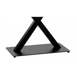 X bază metalică pentru suprafețele mari ale mesei, din oțel, înălțime 73 cm, dimensiunea plăcii inferioare 69,5x39,5 cm