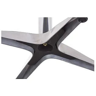 Base central dalumini per a taula, alçada ajustable de 70,5-72 cm, mida de la base inferior 58x58 cm, pes 6,1 kg