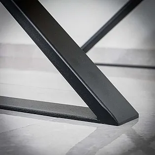 X-type metal table legs, dimensions 40x45cm, 60x40cm or 80x45cm, 2 legs in set