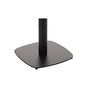 Duurzame metalen tafelbasis 57,5 cm hoogte, 45x45 cm stalen bodemplaat, centrale kolomontwerp, voor gebruik binnenshuis