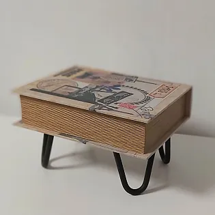 Ukrasna ukosnica metalna noga Ø10 šipka, visina 10 cm - set od 4 noge boje crna, bijela, siva, zlatna