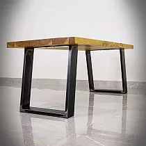 Patas de mesa de acero macizo tipo cuadrado, 40x45cm 2 piezas