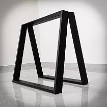 Metalben i firkantet form, 75x72cm 2 stk