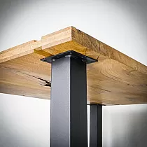 Metall Dëschbeen Classic, aus Stol, Héicht 71cm, Set vu 4 Stéck.