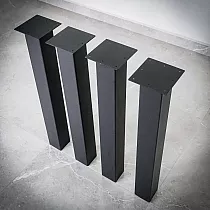 Metal table legs Classic, made of steel, height 71cm, set of 4 pcs.