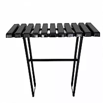 Concretable metallesch Bänk fir Kierfecht benotzt mat PVC Brieder