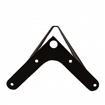 Gambe per tavolo in metallo a forcina da 2 barre, diametro 12 mm, altezza 71 cm - set di 4 gambe