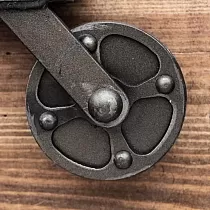 Dekorative møbelhjul uten stål, sort farge, høyde 90mm 4 stk