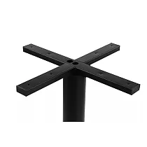 Base de table à manger en acier, hauteur 72,5 cm, diamètre de la plaque inférieure 49,5 cm, poids 13,8 kg