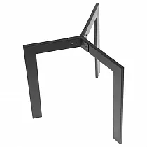 Struttura tavolo pieghevole per grandi superfici, diametro 70 cm, altezza 72,5 cm