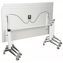 Baza stola izrađena od aluminija s funkcijom sklapanja stola, duljina 146 cm, širina 59 cm, visina 72,5 cm za praktično odlaganje