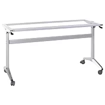 Bordramme i stål med sammenleggbar funksjon, lengde 155 cm, bredde 58 cm, høyde 72,5 cm, plassbesparende møbler