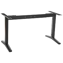 Állítható szélességű fém asztalkeret acélból, magassága 72,5 cm, szélessége 135 - 175 cm