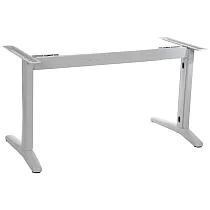 Állítható szélességű fém asztalkeret acélból, magassága 72,5 cm, szélessége 119-159 cm
