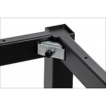 Estructura de mesa con patas cuadradas, tamaño 116x76 cm, altura 72,5 cm, varios colores de estructura