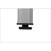 Cadru de masă metalic cu picioare pătrate, culoare gri, înălțime reglabilă 68-83 cm, lungime 116 cm, 136 cm, 156 cm, lățime 66 cm