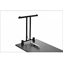 Telaio tavolo pieghevole in metallo cromato, profondità 48 o 59 cm, altezza 72,5 cm
