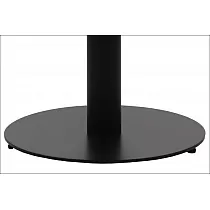 Base de table en métal, couleur noire, diamètre 45 cm, trois hauteurs différentes