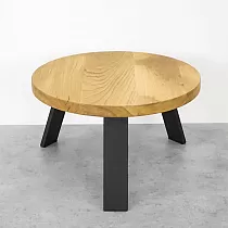 Lage metalen tafelpoot van staal, hoeklook, hoogte 31 cm, kleur zwart, profielmaat 8x2 cm set van 4 poten