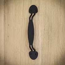 Sliding Door Metal Handle made from steel, Black Color, Set of 4 Pieces, length 24.3 cm