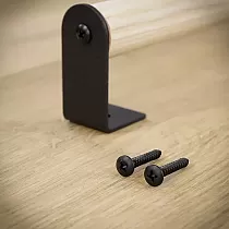 Mâner din lemn și metal pentru uși glisante, lungime 21 cm, set 4 buc.