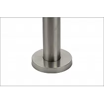 Pied de table central en métal en acier, fixé au sol, hauteur 106 cm, diamètre de la base 17,5 cm